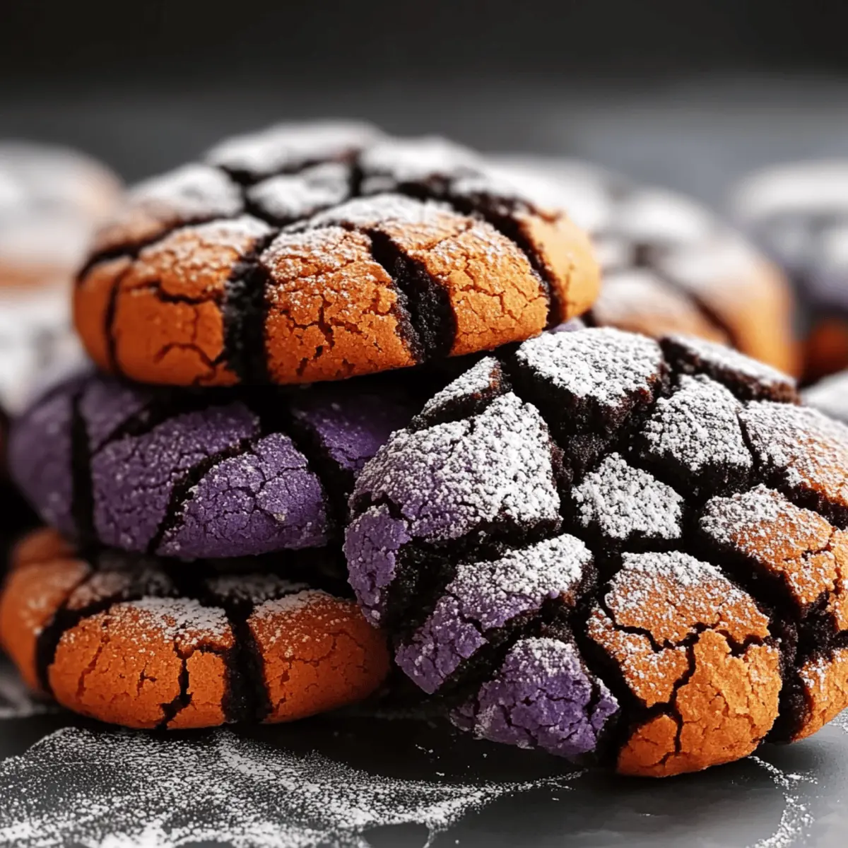 Halloween Crinkle Cookies kyo5cp