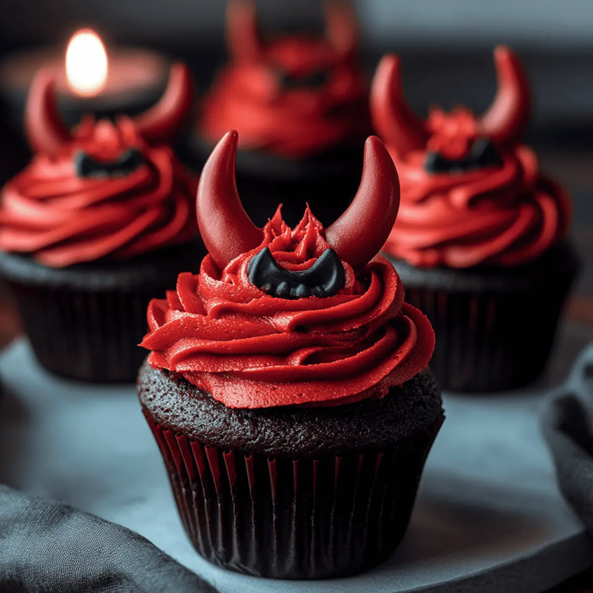 Irresistible Halloween Devil Cupcakes You Can Easily Decorate