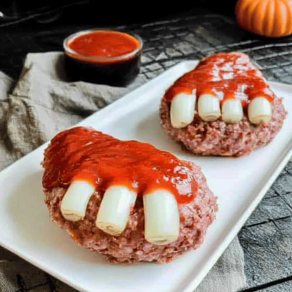 Spook Up Dinner with This Halloween Feet Loaf Recipe