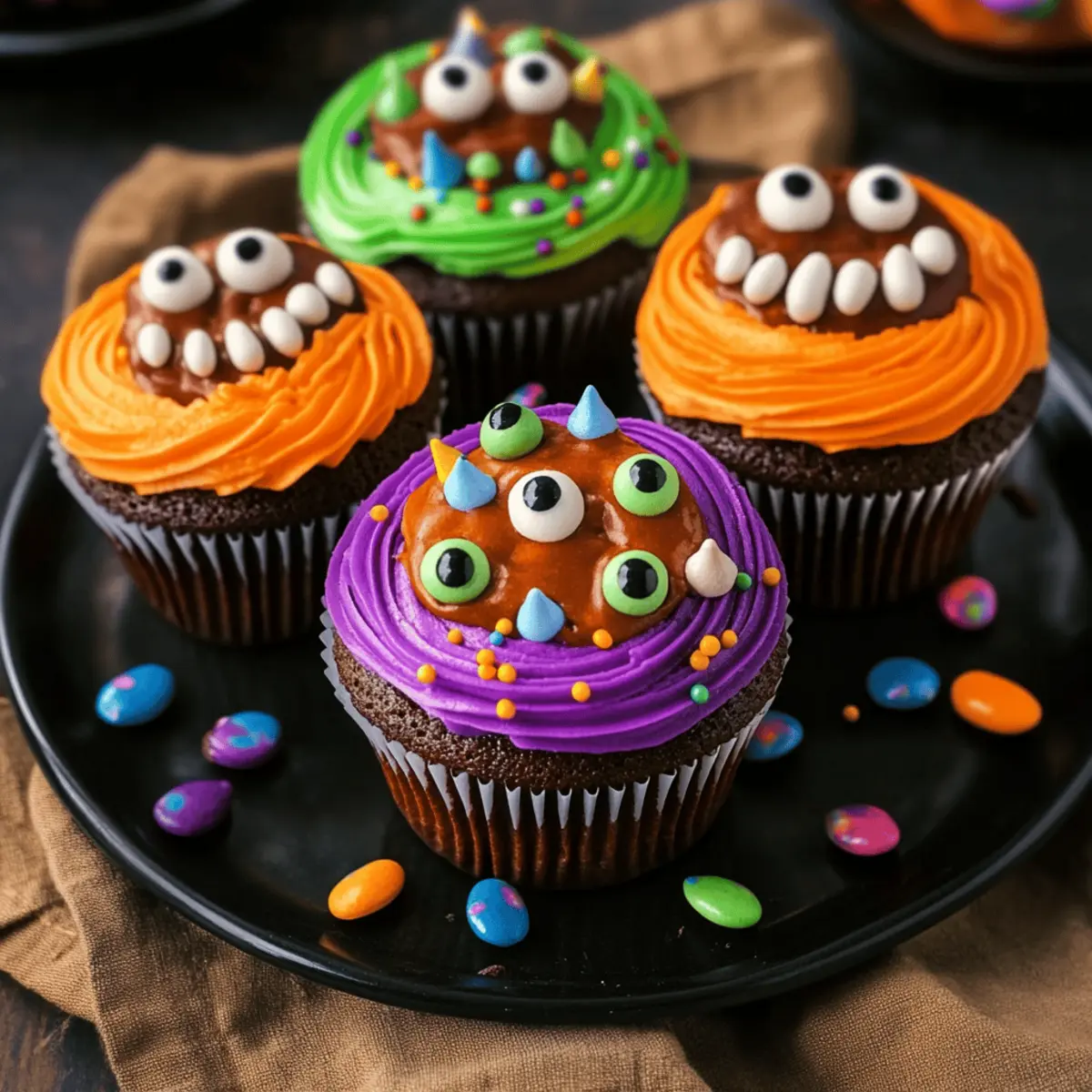 Halloween Monster Cupcakes vmpfmu