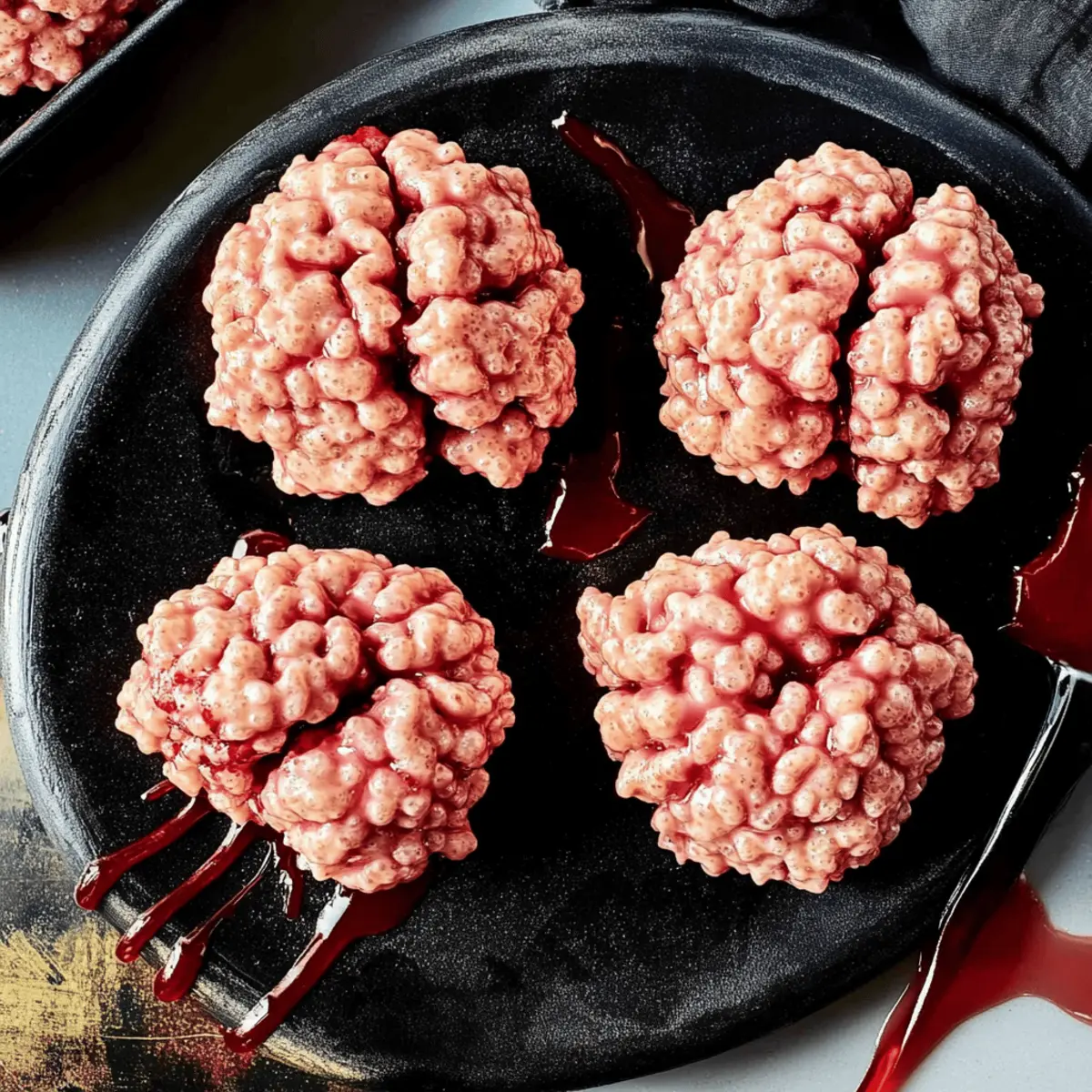 Spooktacular Halloween Rice Krispies Brains for Festive Fun