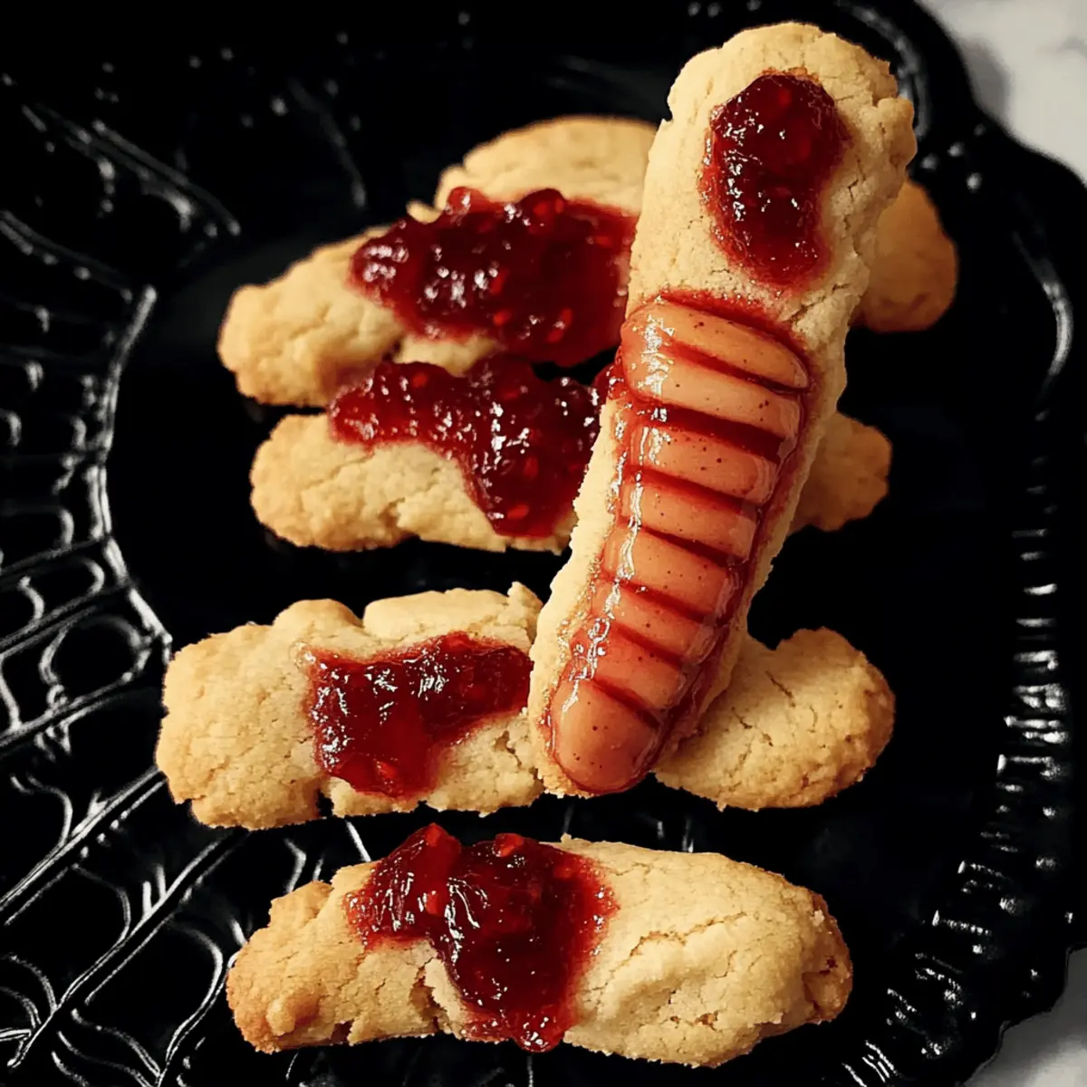 Halloween Witch Finger Cookies ech0c4