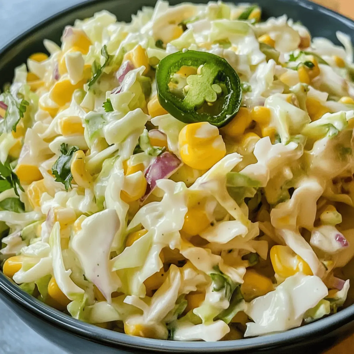 Jalapeno Corn Coleslaw l2hpga