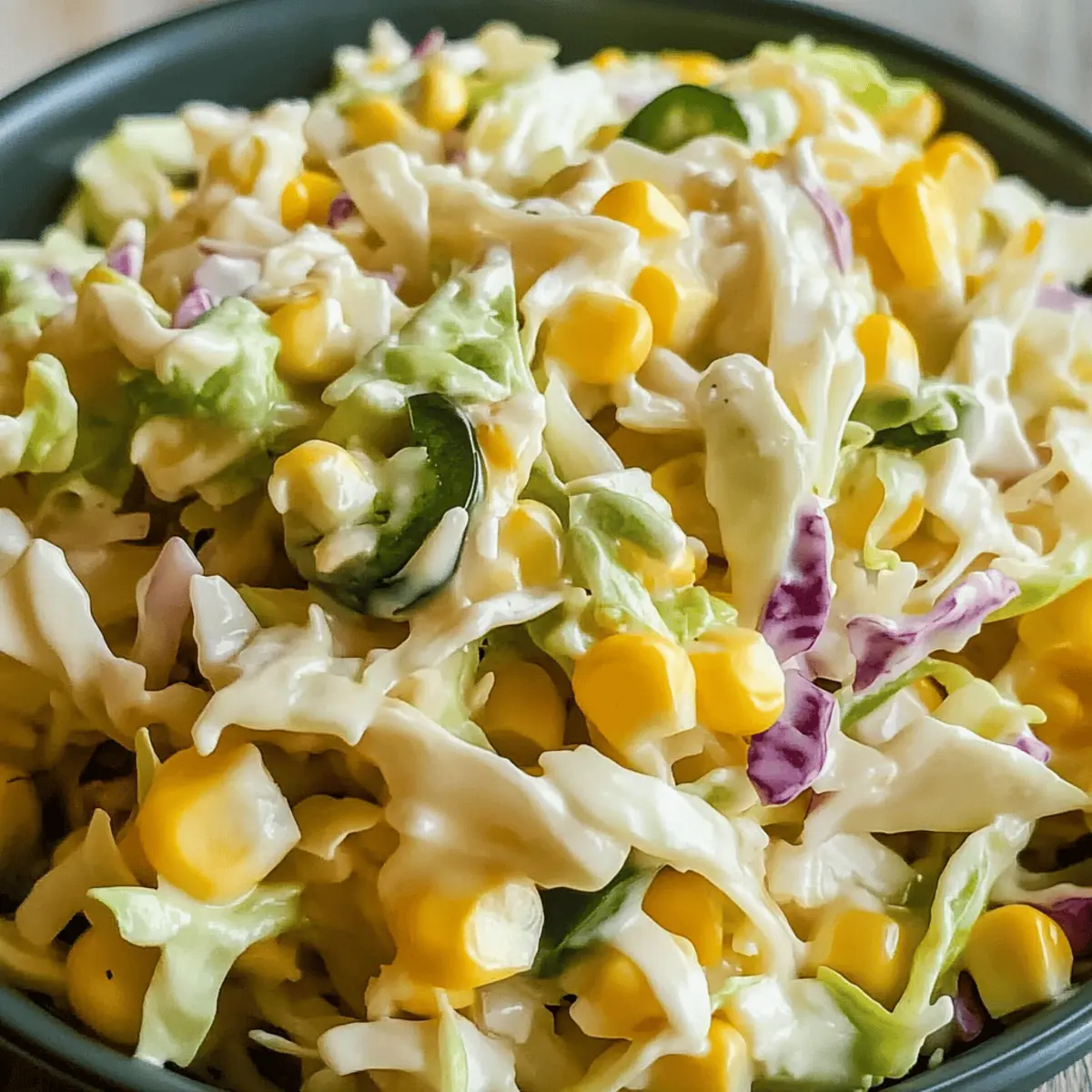 Jalapeno Corn Coleslaw sr77vc