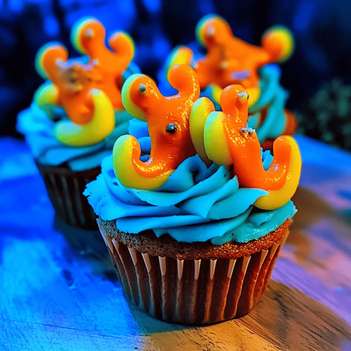 Kraken Cupcakes: Dive into Spooky Rum Flavors for Halloween