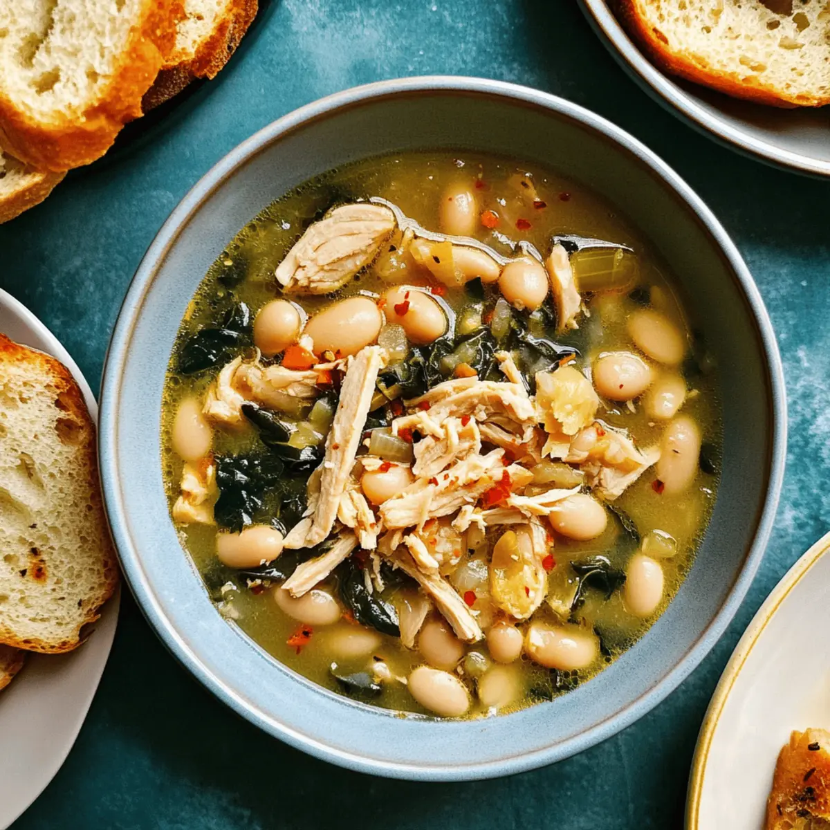 Lemon White Bean Soup with Turkey and Greens anlkab