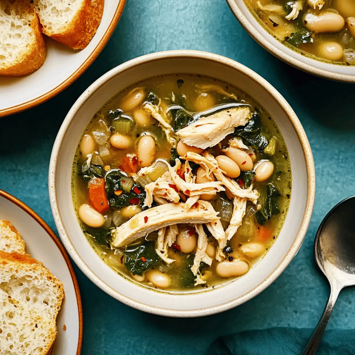 Cozy Lemon White Bean Soup with Turkey and Greens Bliss