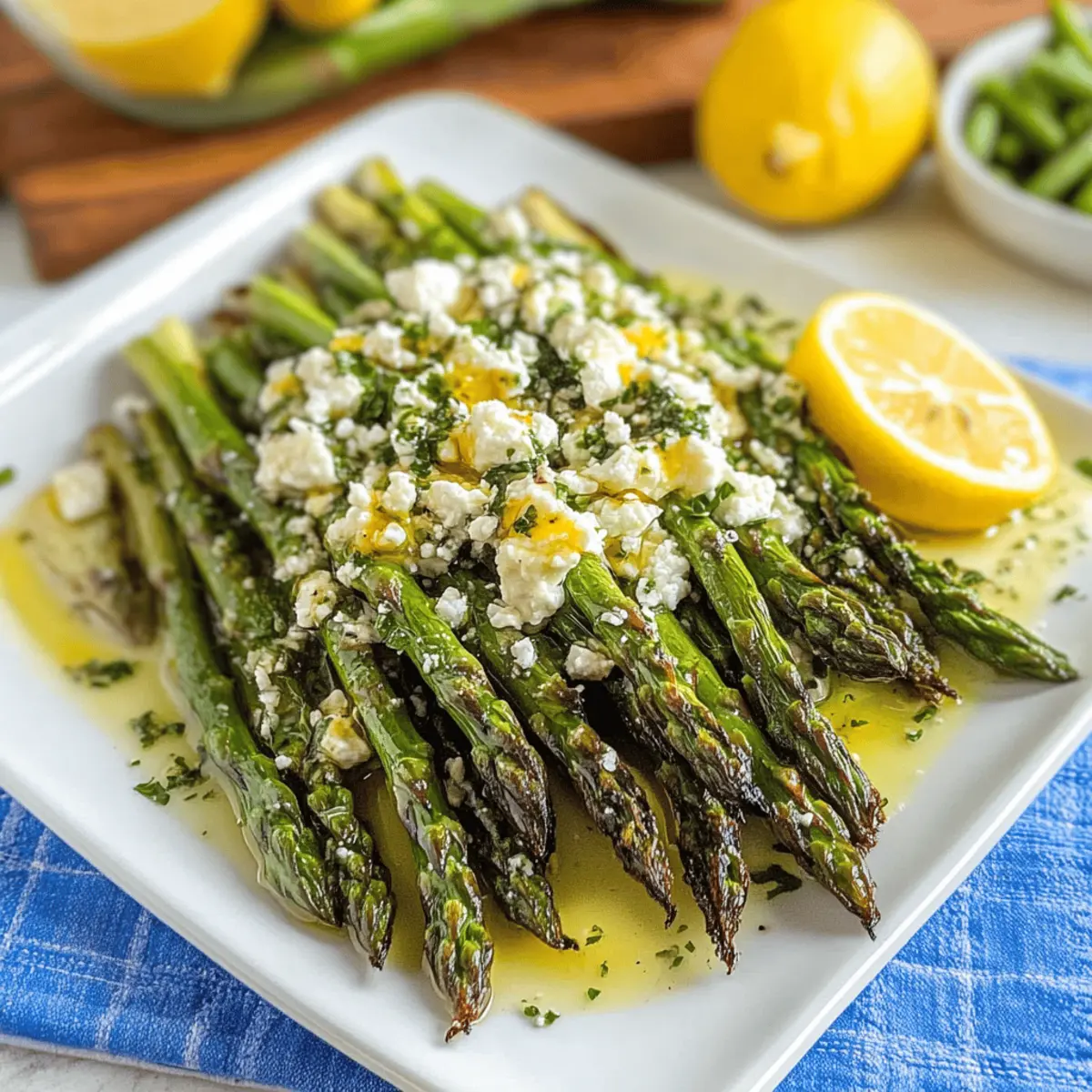 Lemon and Feta Grilled Asparagus e6vvci