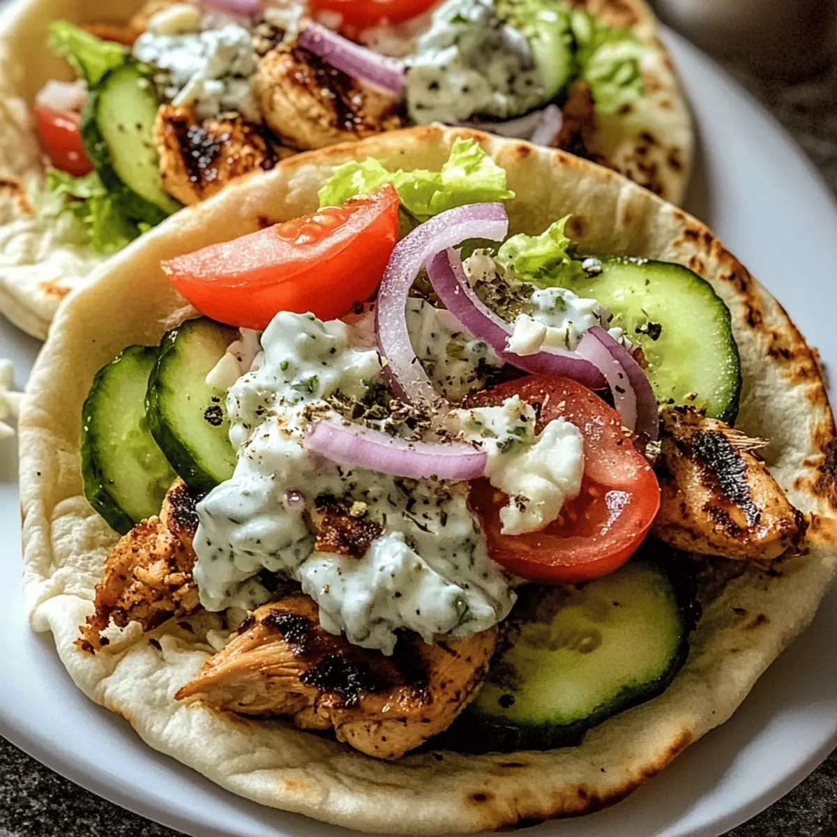 Mediterranean Chicken Gyros pmfjmc
