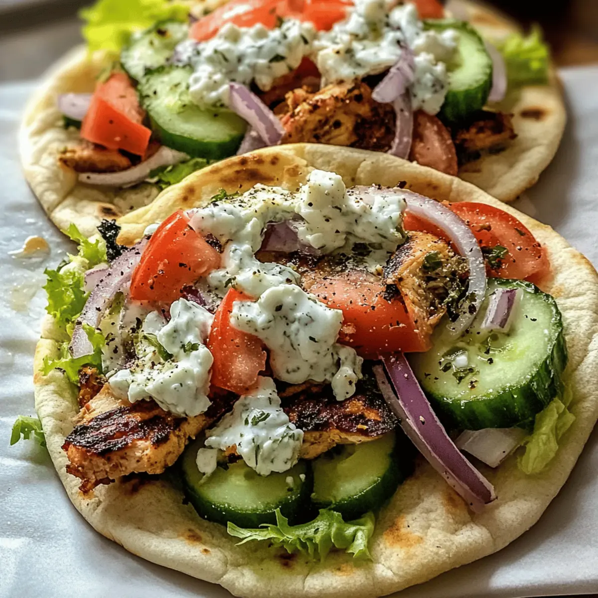 Mediterranean Chicken Gyros q9rvhm