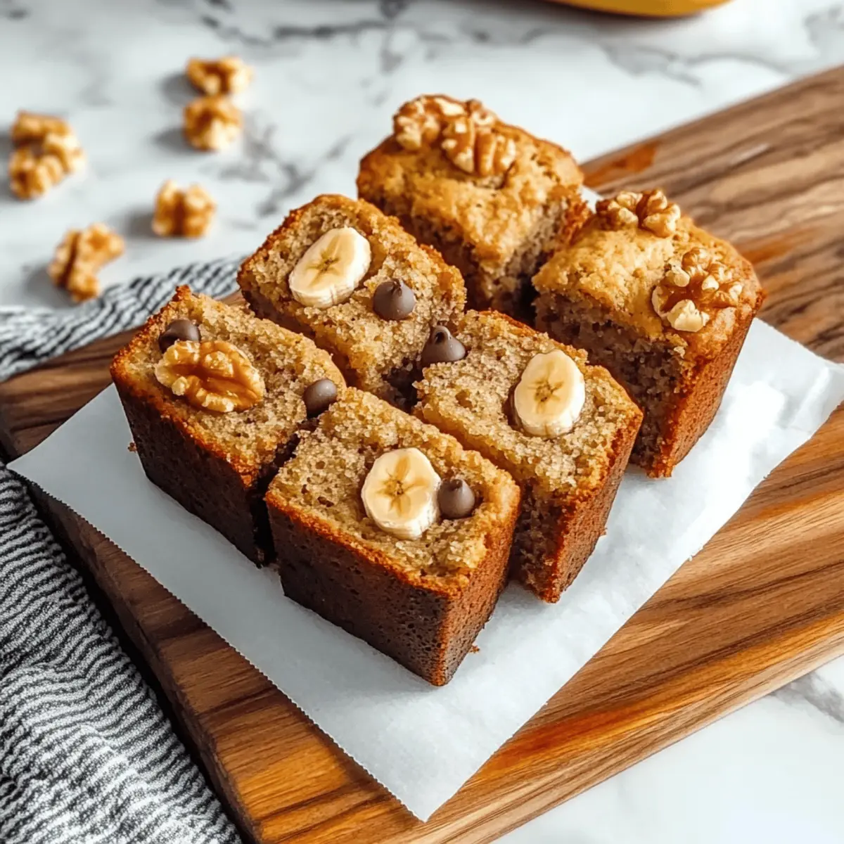 Mini Banana Bread Loaf Cakes zg1hid