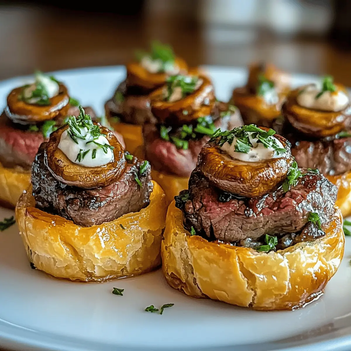 Mini Beef Wellington Bites: Irresistible Gourmet Appetizer