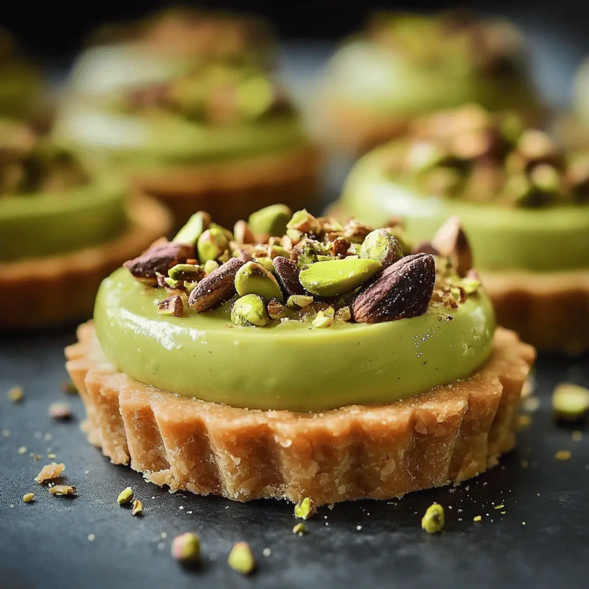 Irresistible Mini Pistachio Tartlets for Effortless Elegance