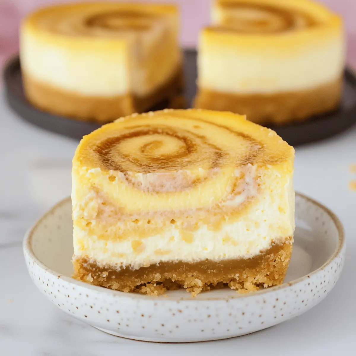 Mini Pumpkin Swirl Cheesecake tnw5ob