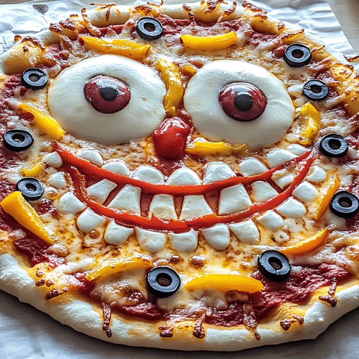 Monster Face Pizza n0fvt6