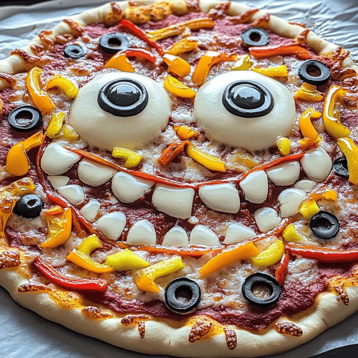 Monster Face Pizza: Fun Family Meal for Creative Cooks