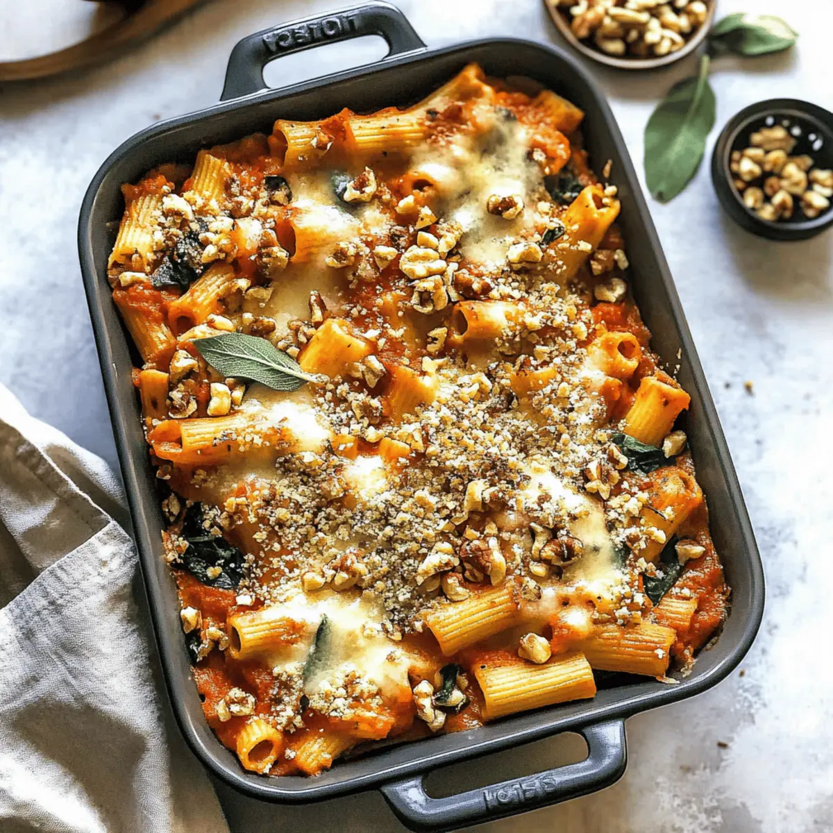 Pasta Bake with Pumpkin Tomato Sauce jefeoc
