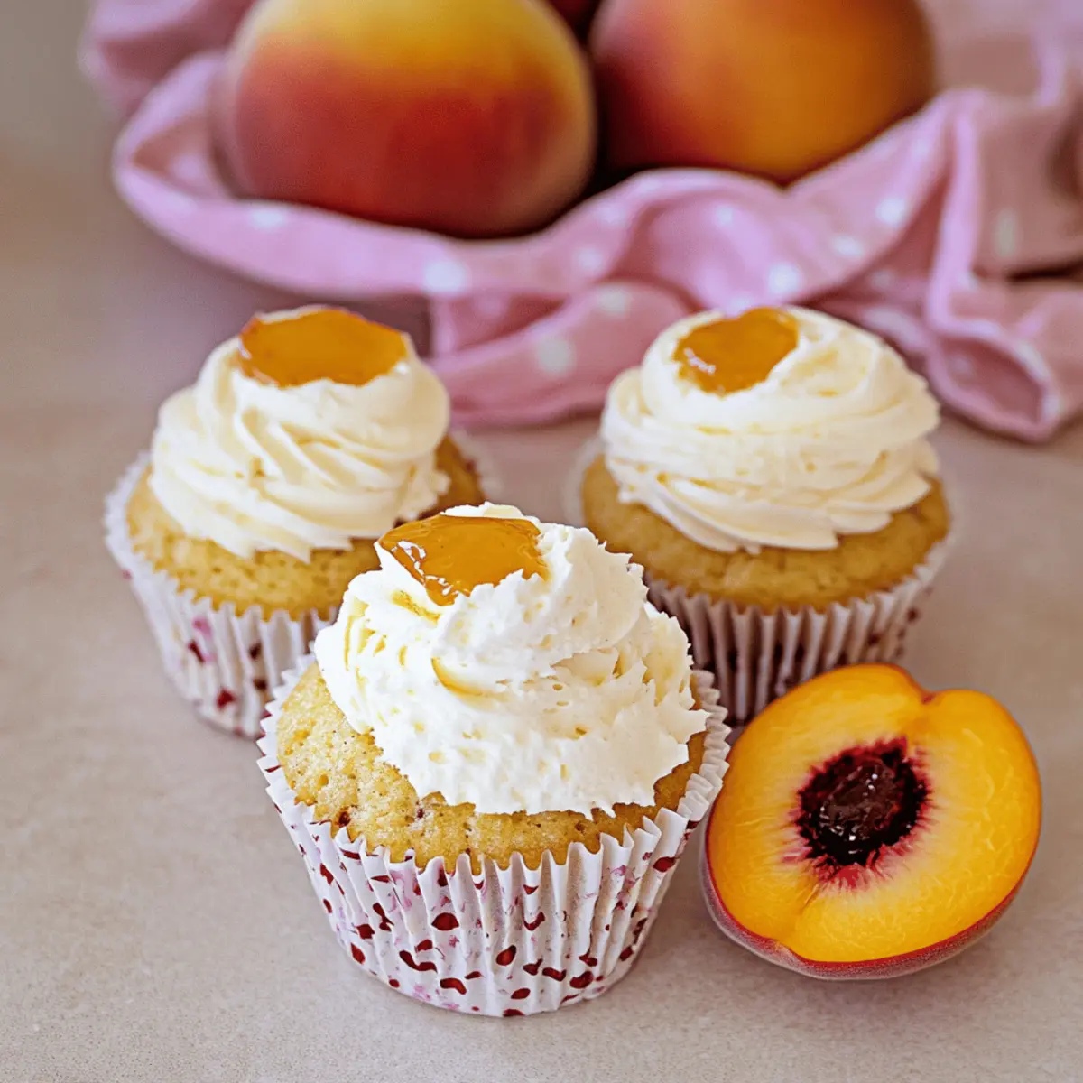 Peach Cupcakes d1ala2