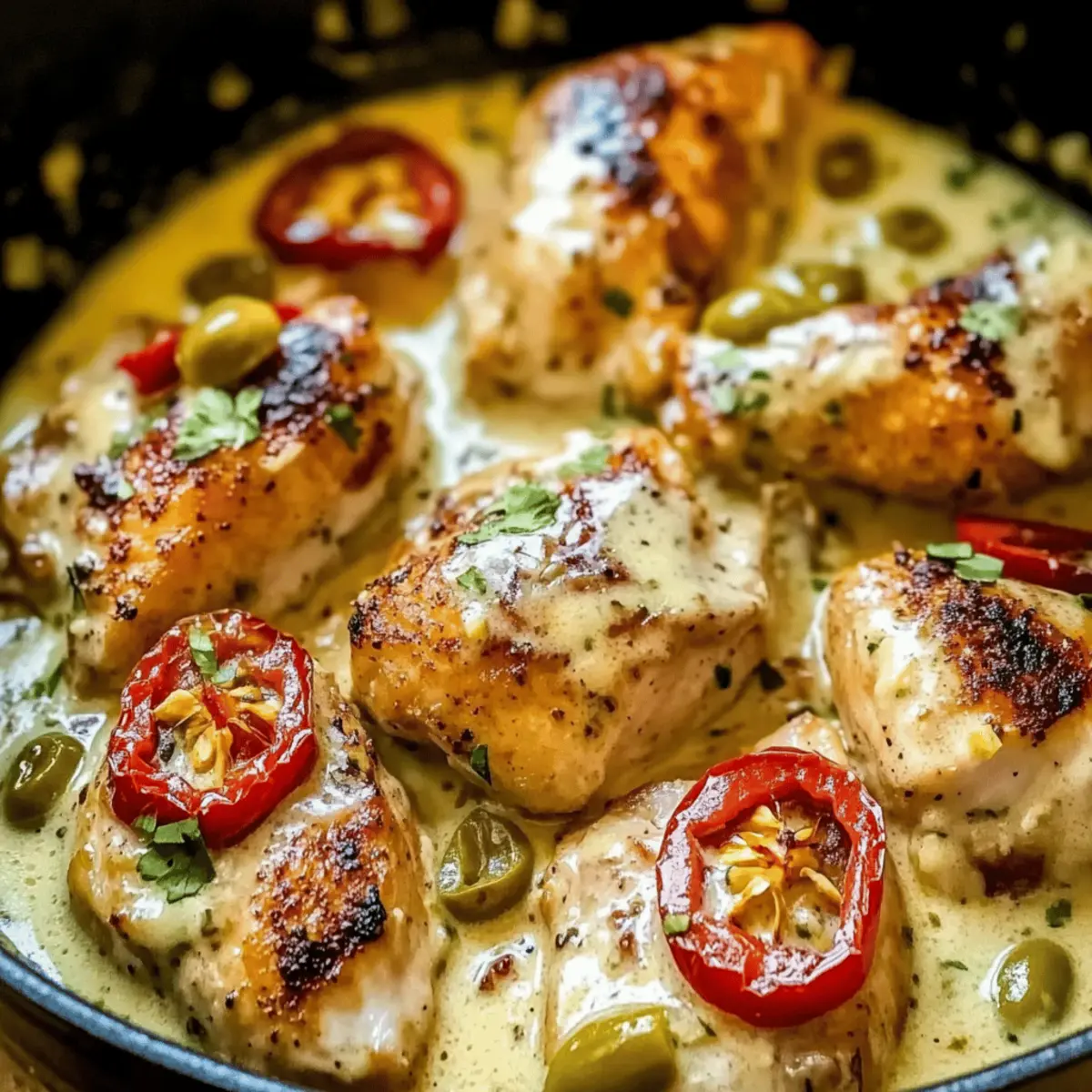 Pepperoncini Chicken Skillet jymhmo
