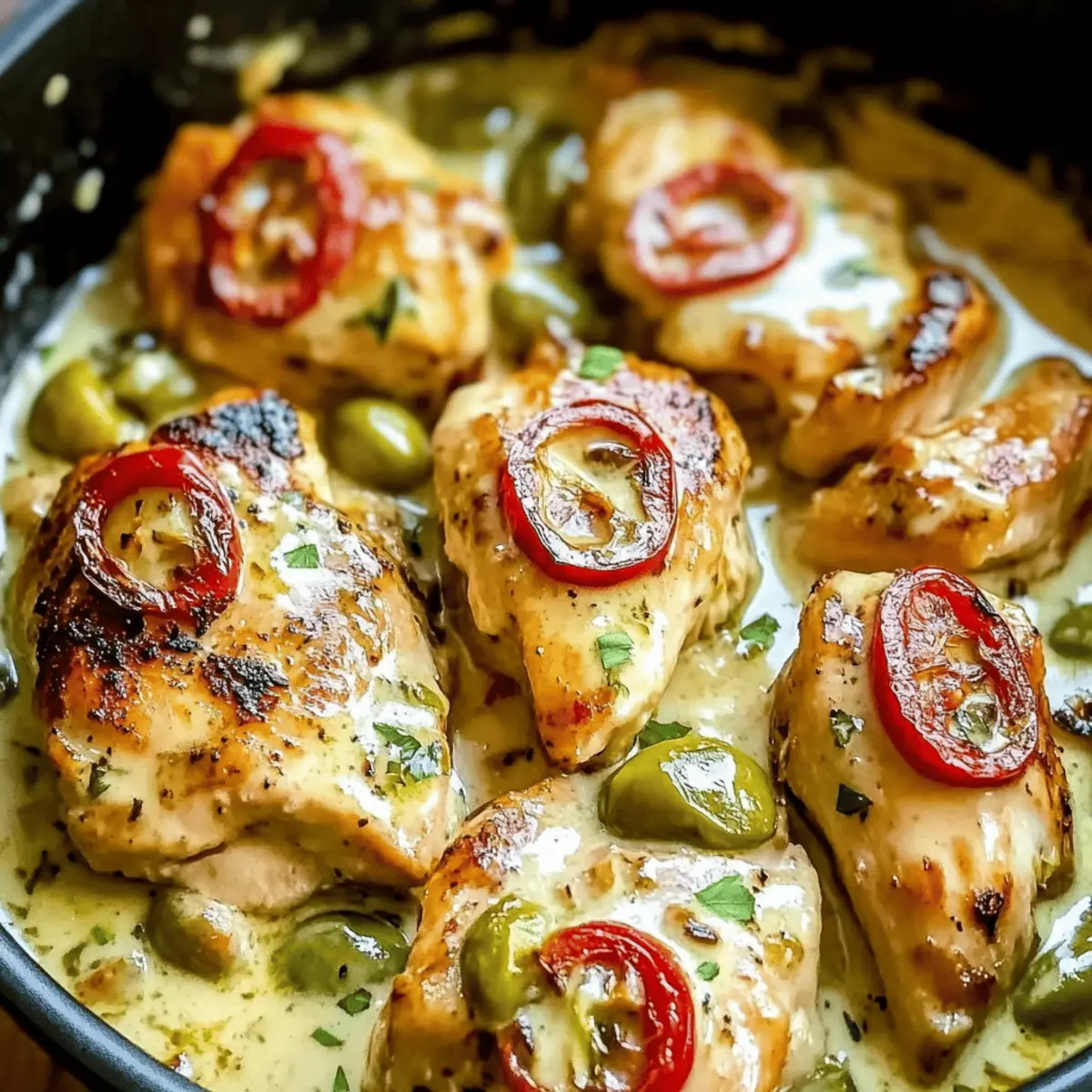 Creamy Pepperoncini Chicken Skillet for Quick Comfort Cooking