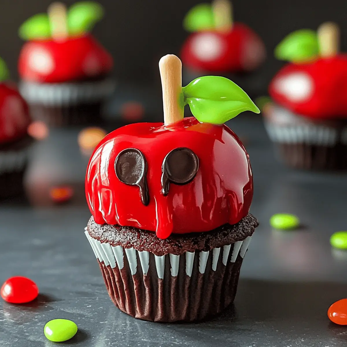 Poison Apple Cupcakes r9nl0g
