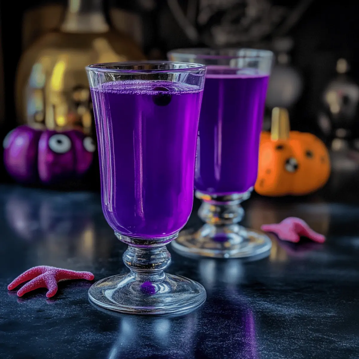Spookily Fun Purple People Eater Halloween Punch Recipe