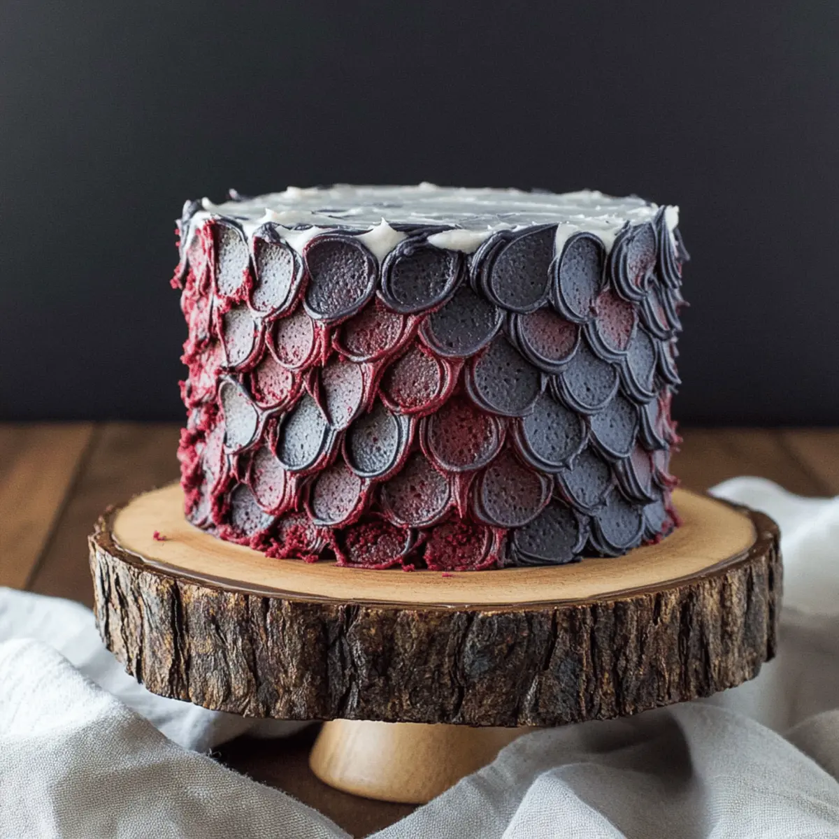 Red Velvet Dragonscale Cake hws8qw