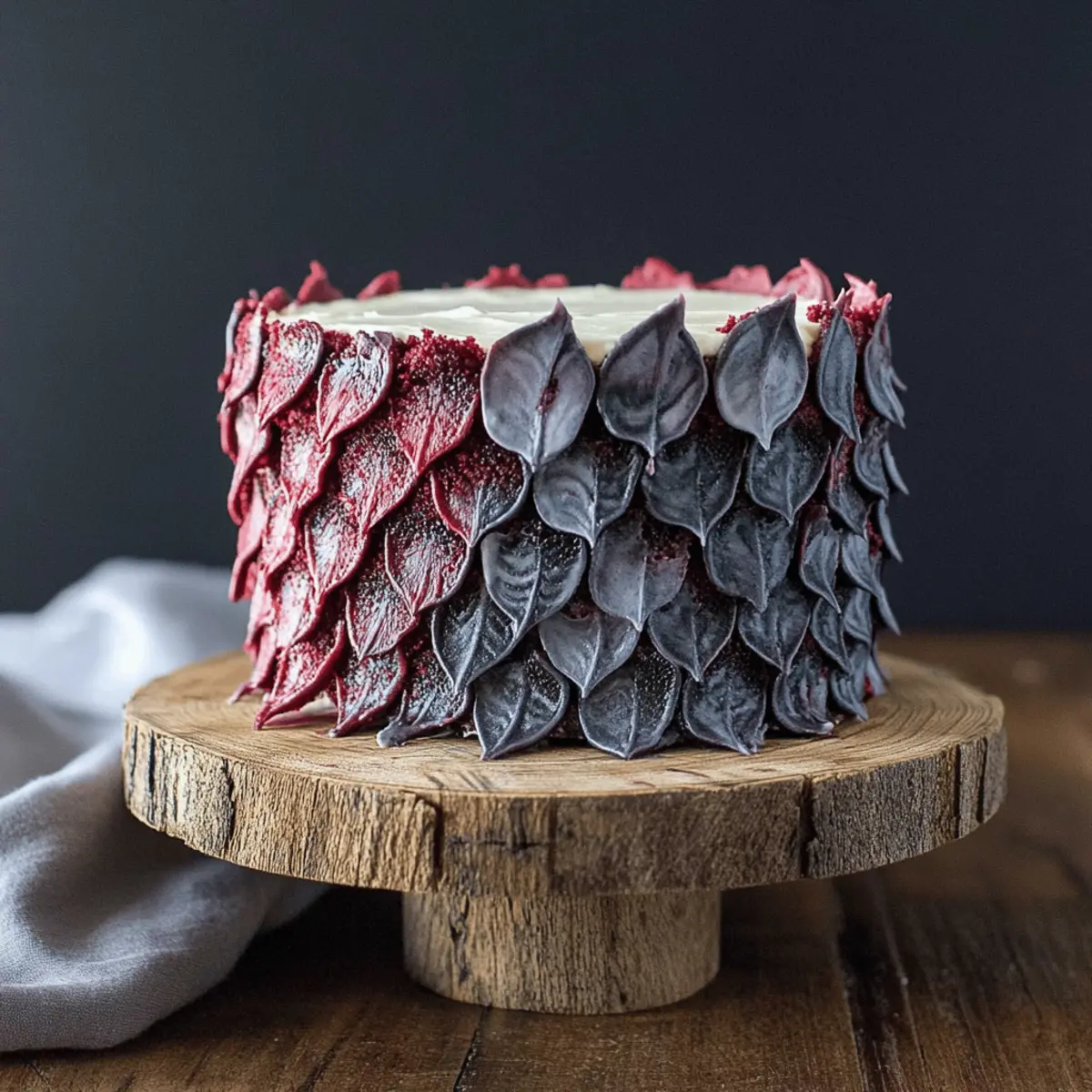 Red Velvet Dragonscale Cake – A Stunning Celebration Dessert