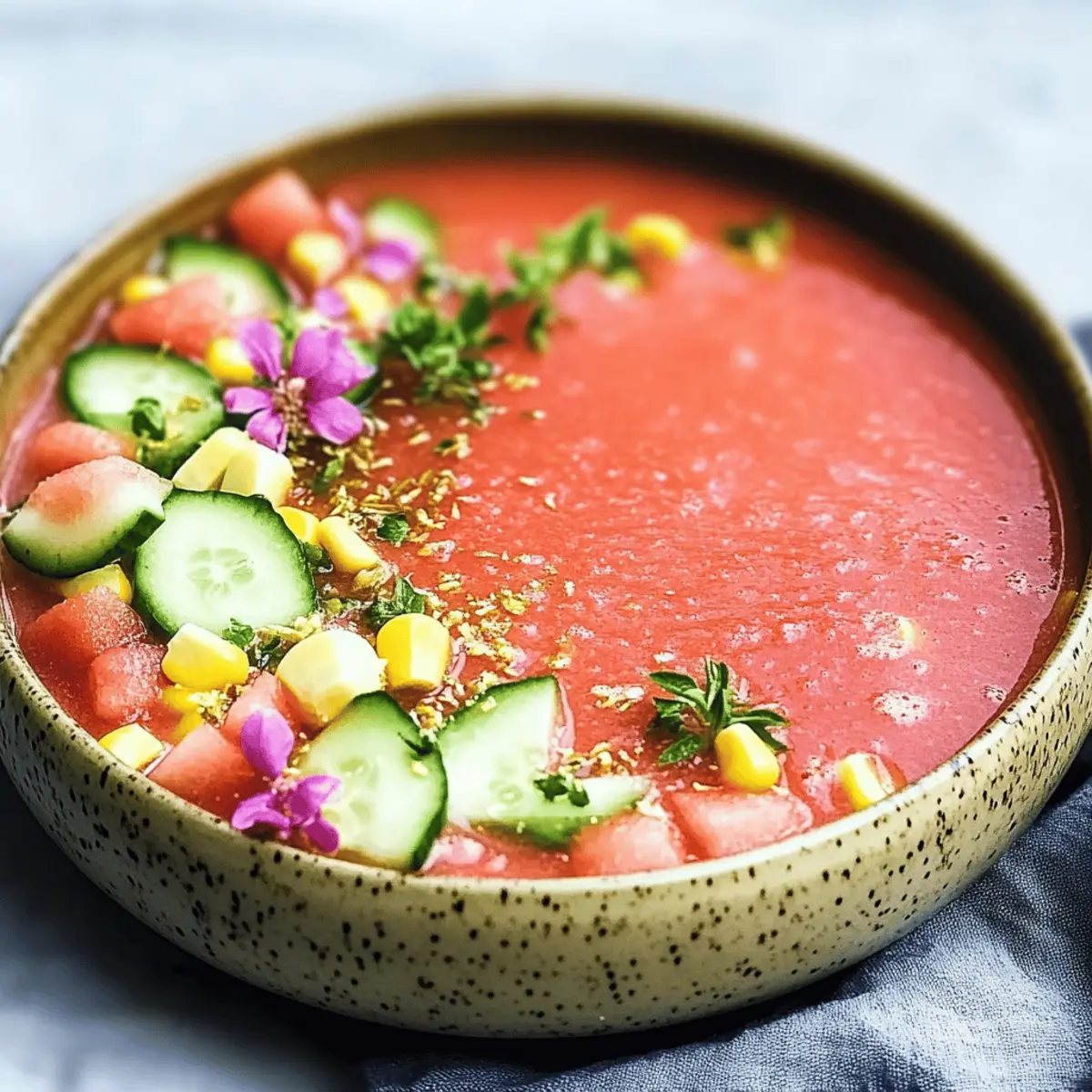 Refreshing Watermelon Gazpacho: Cool Down with this Summer Treat
