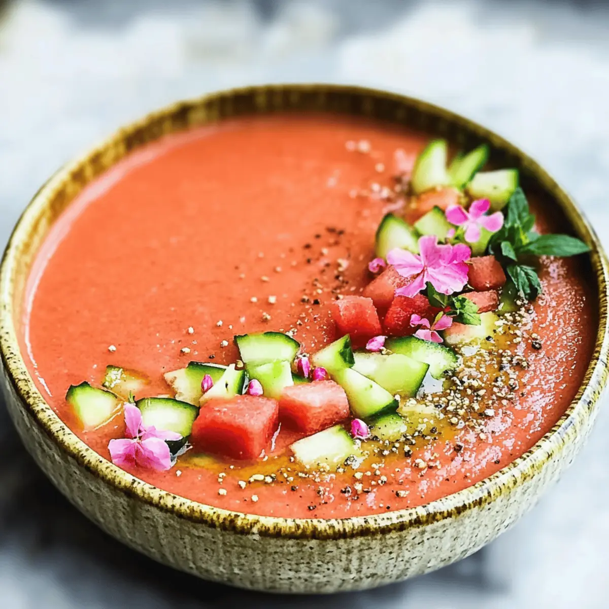 Refreshing Watermelon Gazpacho nrwjni