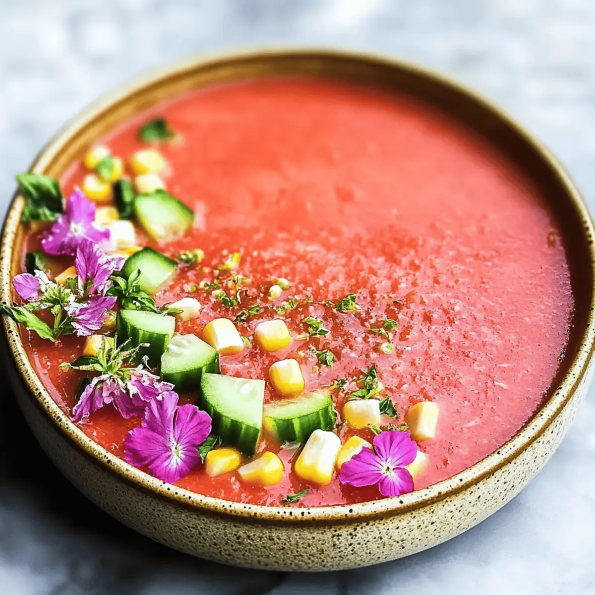 Refreshing Watermelon Gazpacho qfgnky