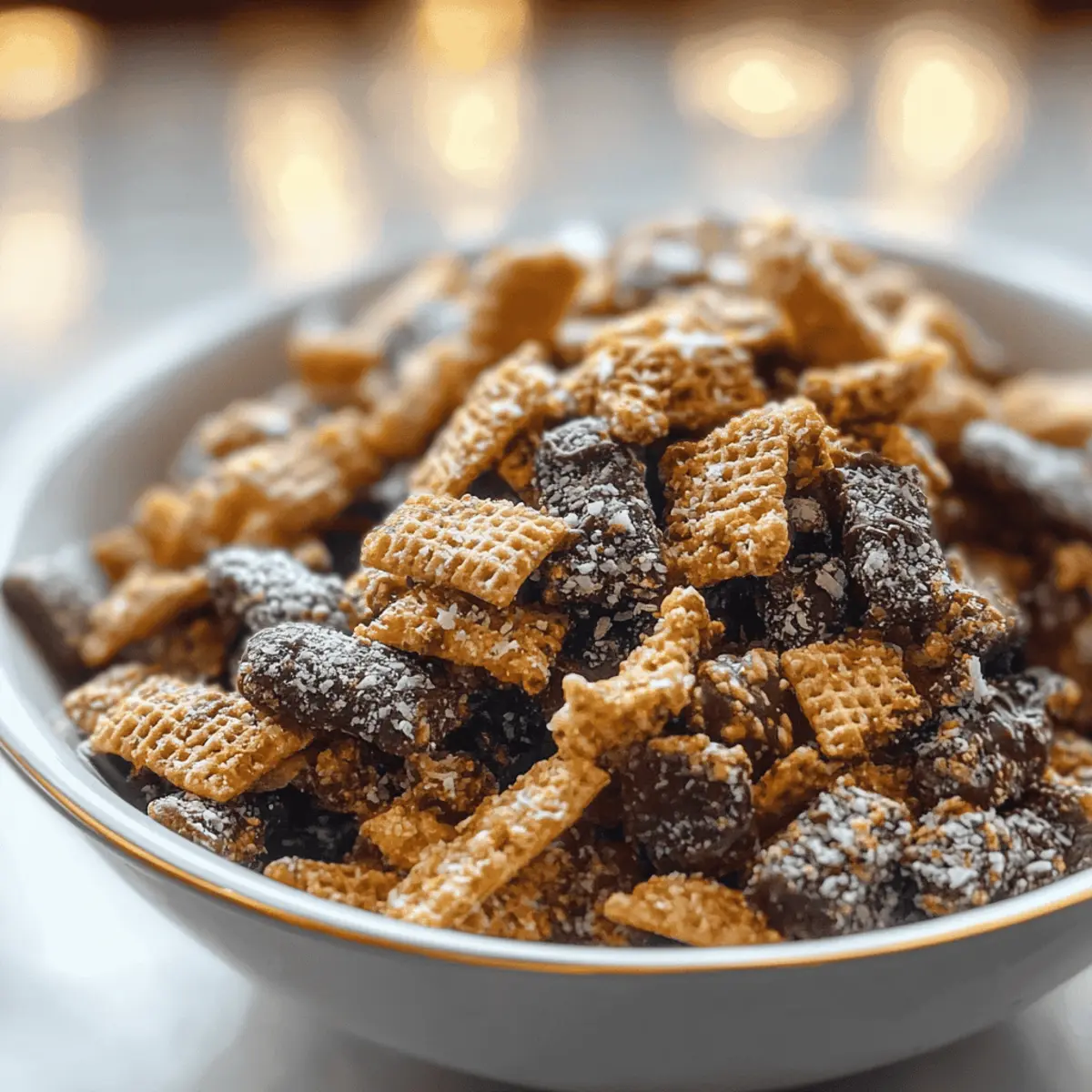 Samoas Puppy Chow: Your New Favorite No-Bake Snack Delight