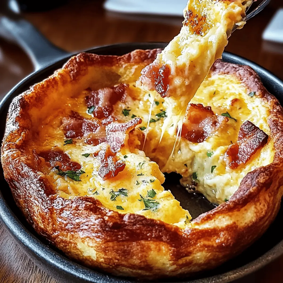 Savory Cheddar Bacon Dutch Baby gdhb7j