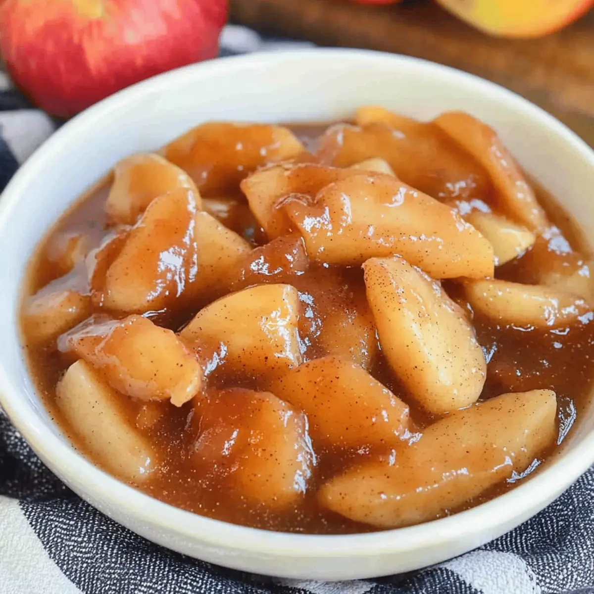 Slow Cooker Fried Apples: Sweet Cinnamon Comfort in a Bowl