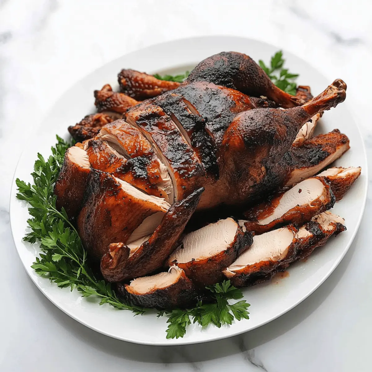 Smoked Spatchcocked Turkey tswjye