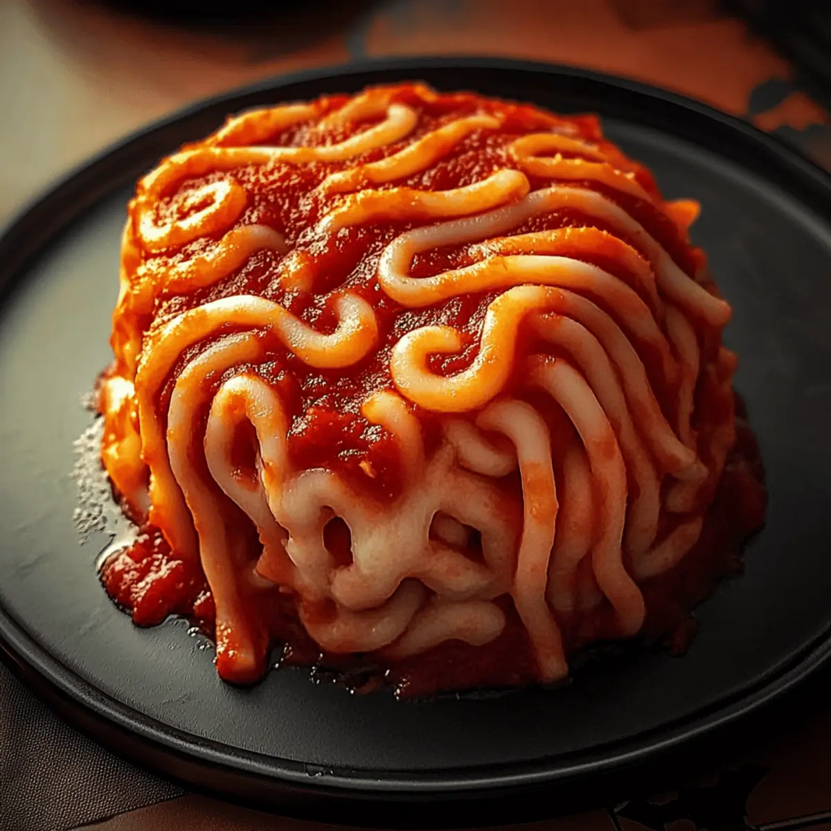 Spaghetti Brain Bake: A Spooky, Comforting Halloween Treat