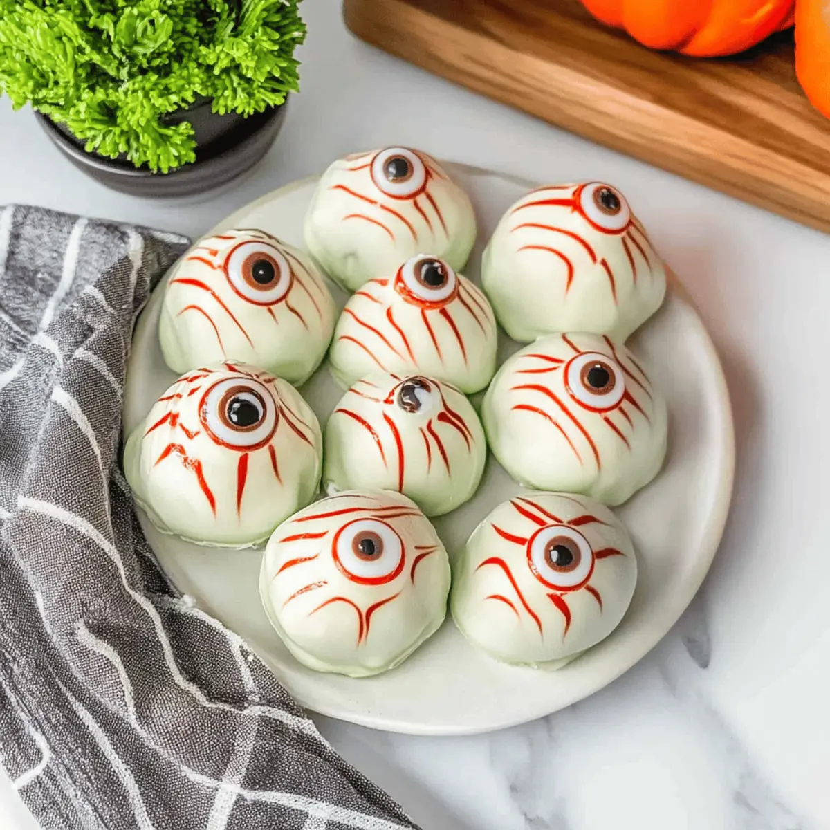 Spooky Eyeball Truffles hnmacc
