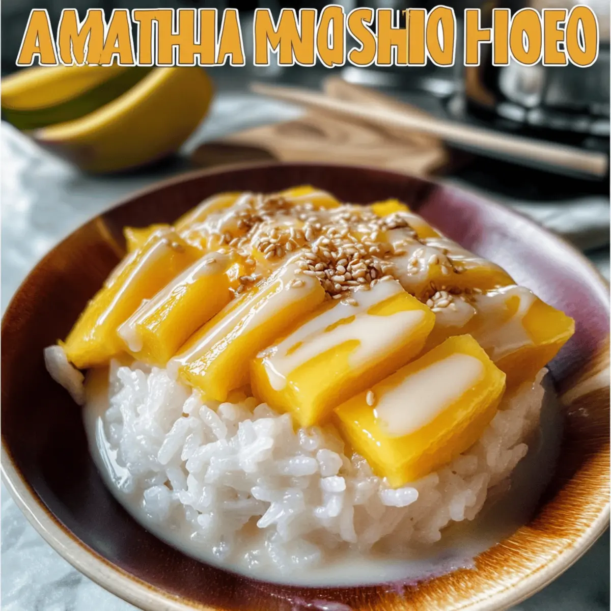 Irresistible Thai Mango Sticky Rice That Will Wow You
