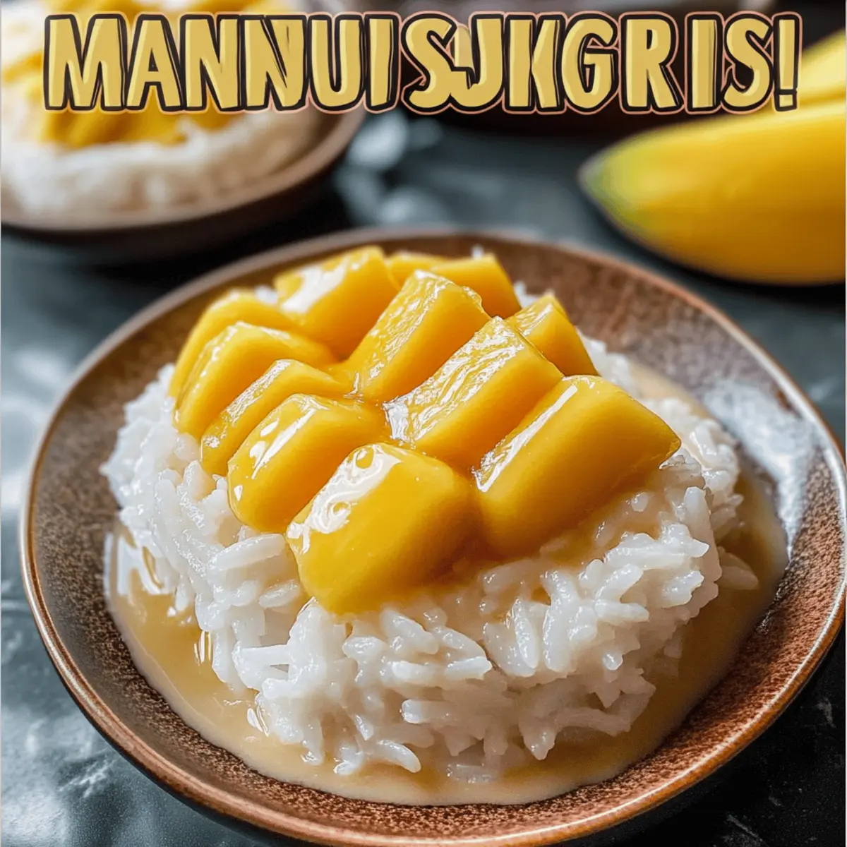 Delicious Thai Mango Sticky Rice: A Vegan Treat You’ll Love