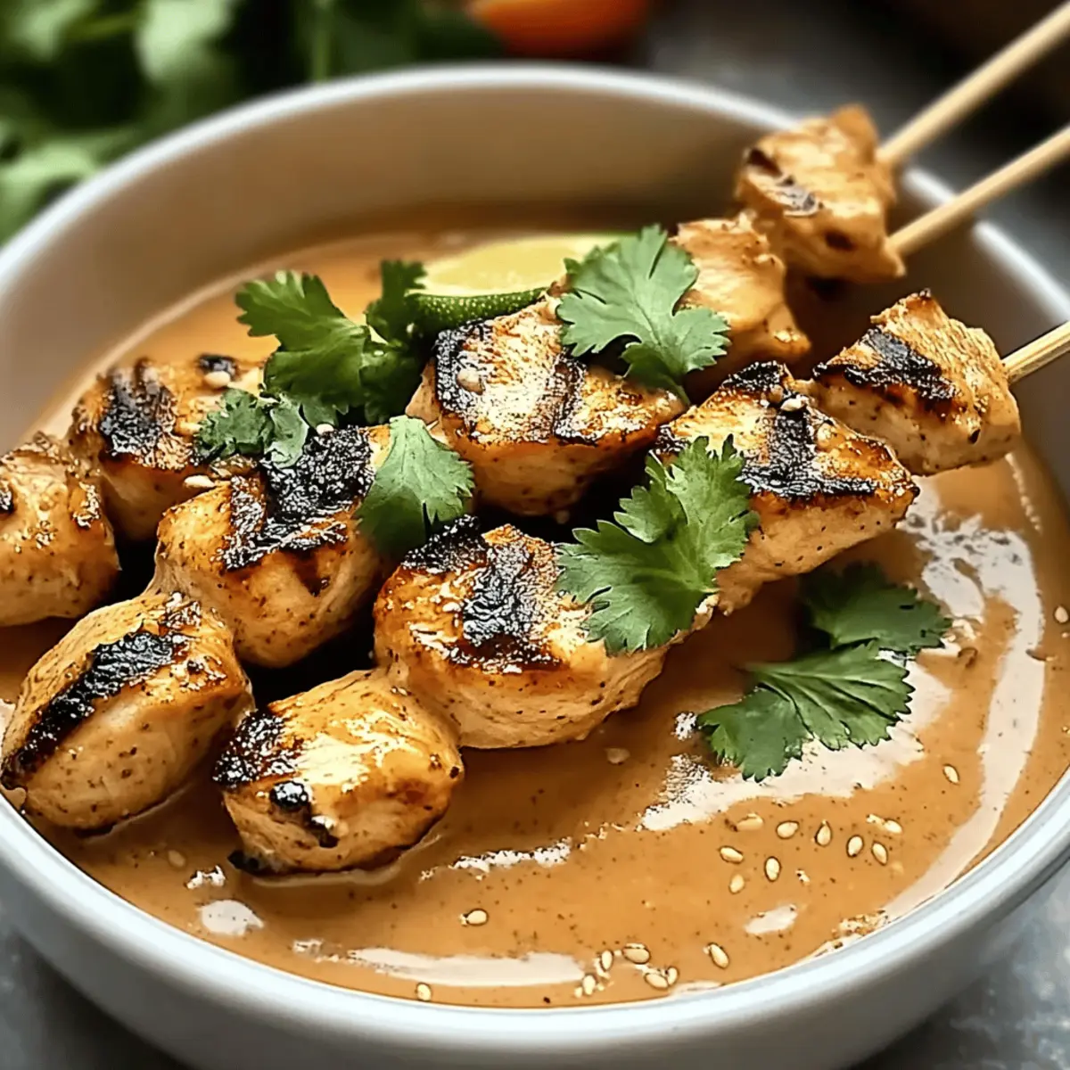 Thai Chicken Satay dogslq