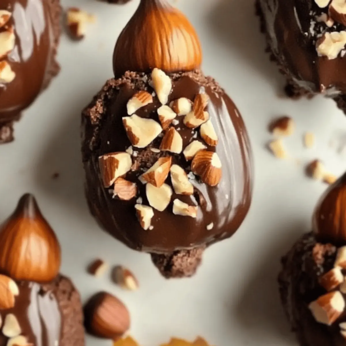 Vegan Acorn Brownies fokyqr