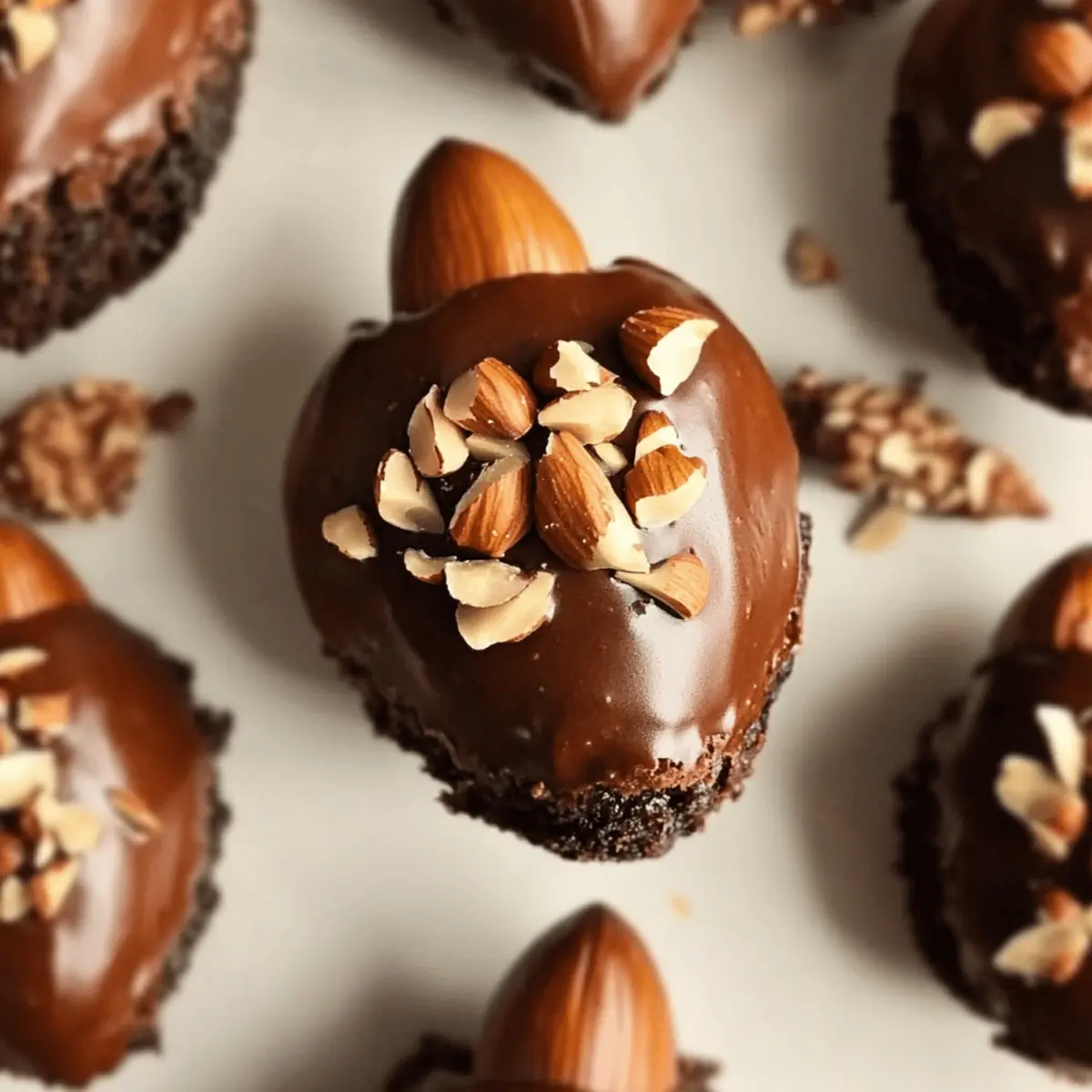 Irresistible Vegan Acorn Brownies for Fall Indulgence