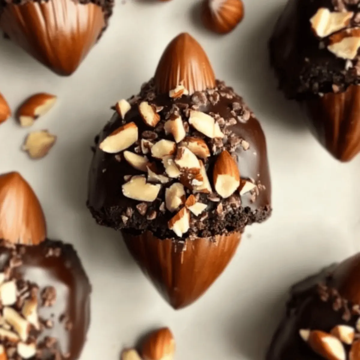 Vegan Acorn Brownies wzkbjo