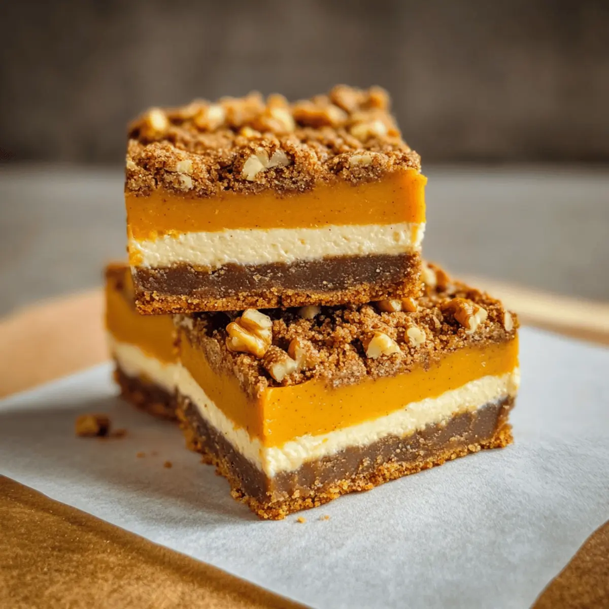 Irresistibly Creamy Vegan Pumpkin Cheesecake Bars to Savor