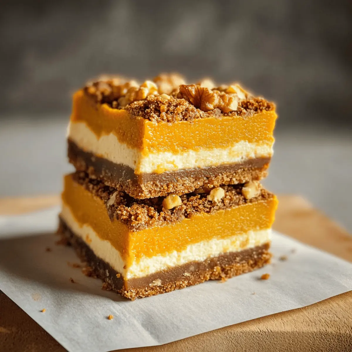 Vegan Pumpkin Cheesecake Bars mzyb6r