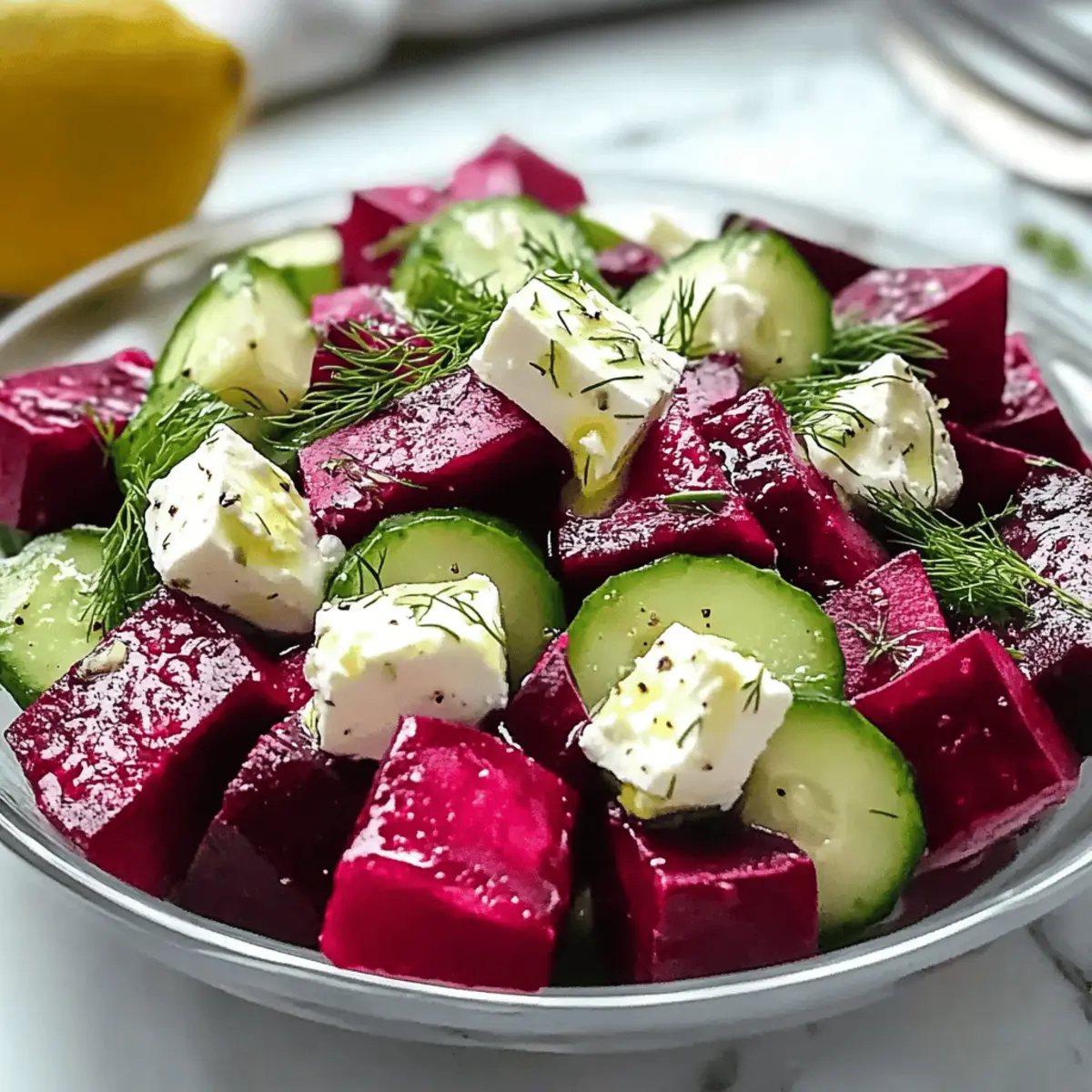 Vibrant Beet Feta Salad with Cucumber and Dill nn3erh