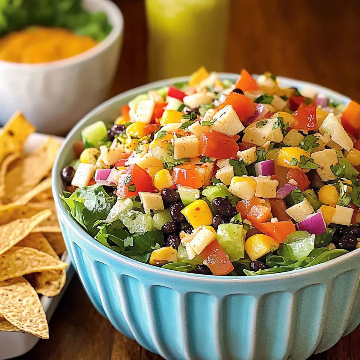 Vibrant Mexican Chopped Salad Bursting with Fresh Flavors