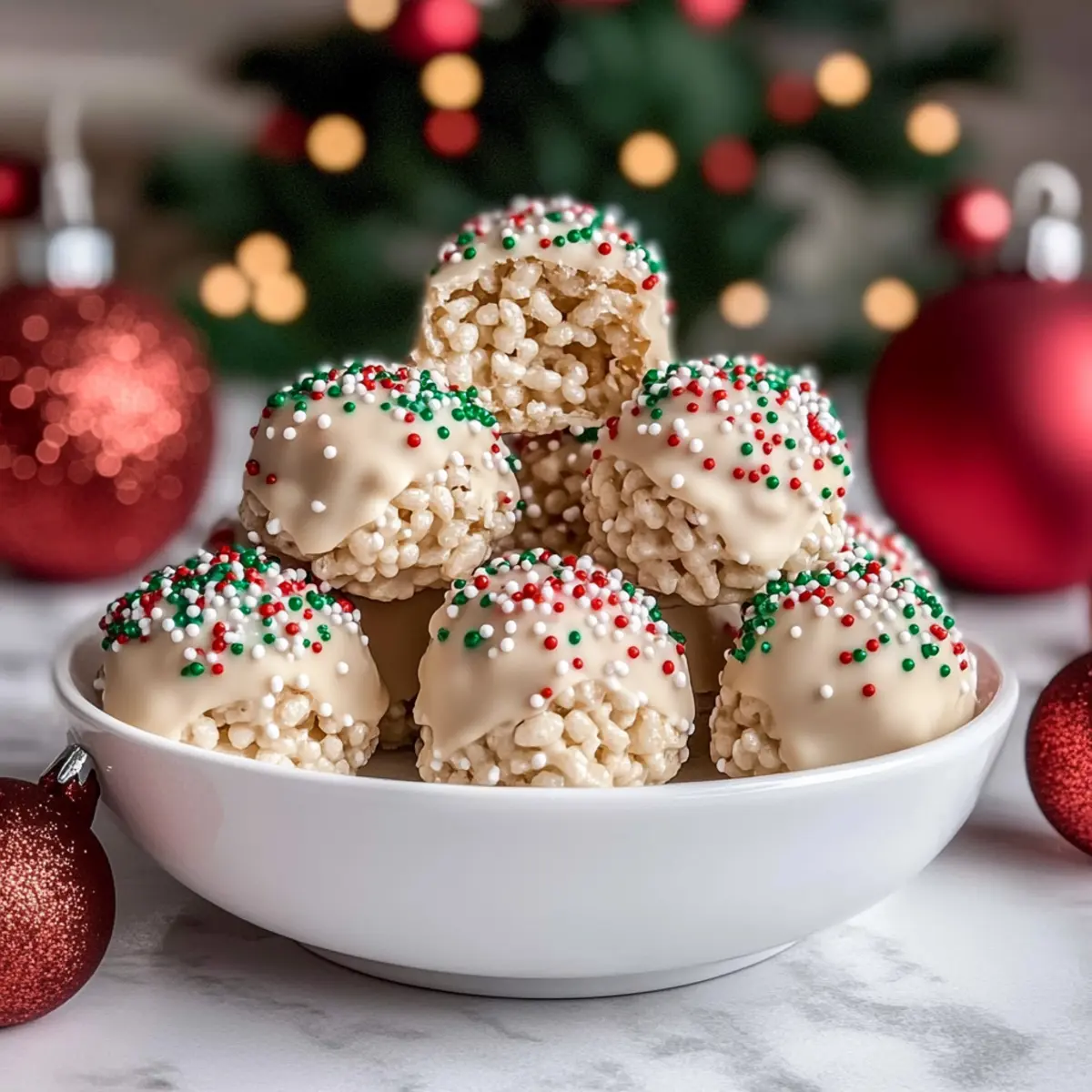 Delicious Christmas Rice Crispy Treats for a Festive Twist
