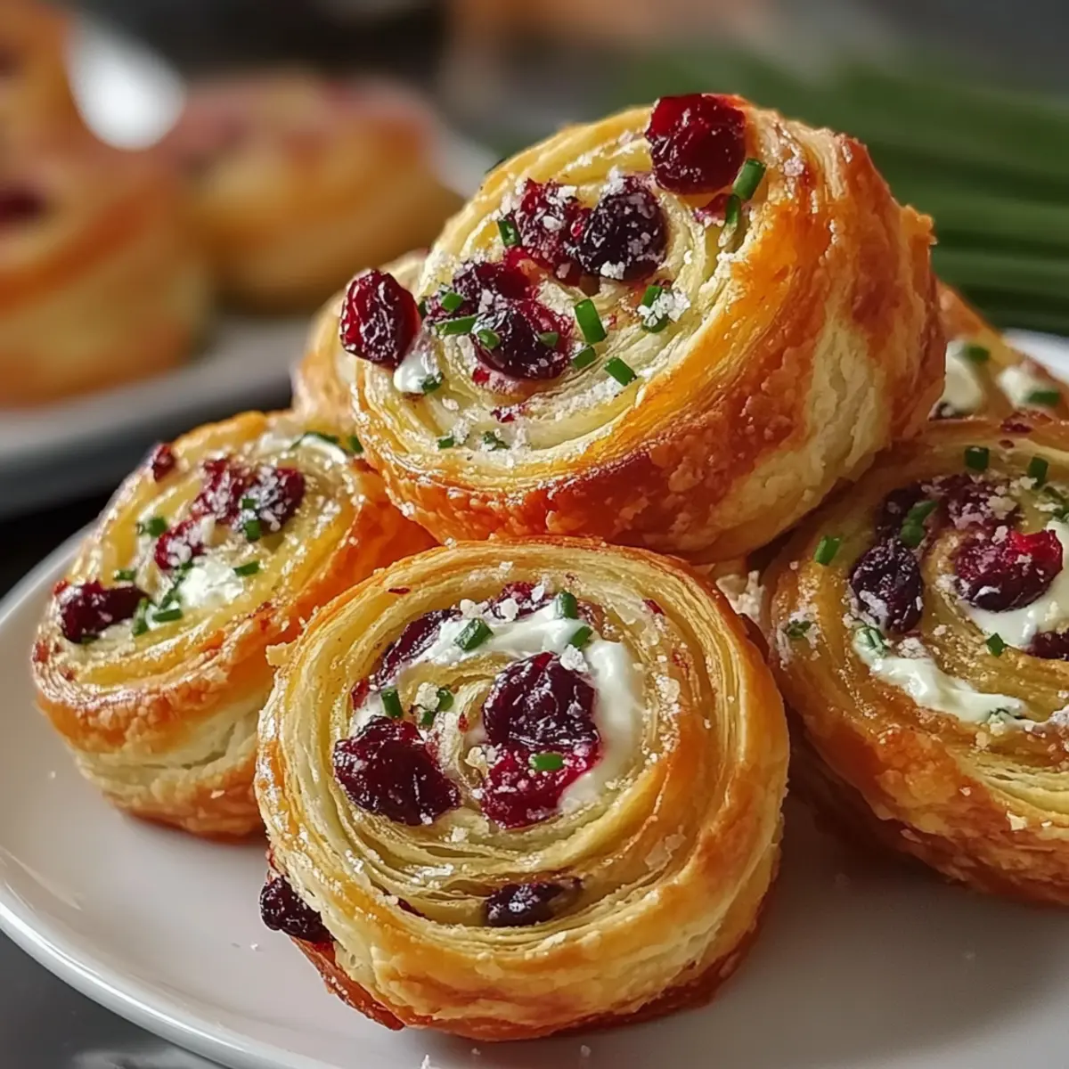 Cranberry Cream Cheese Pinwheels: Flaky Festive Delights