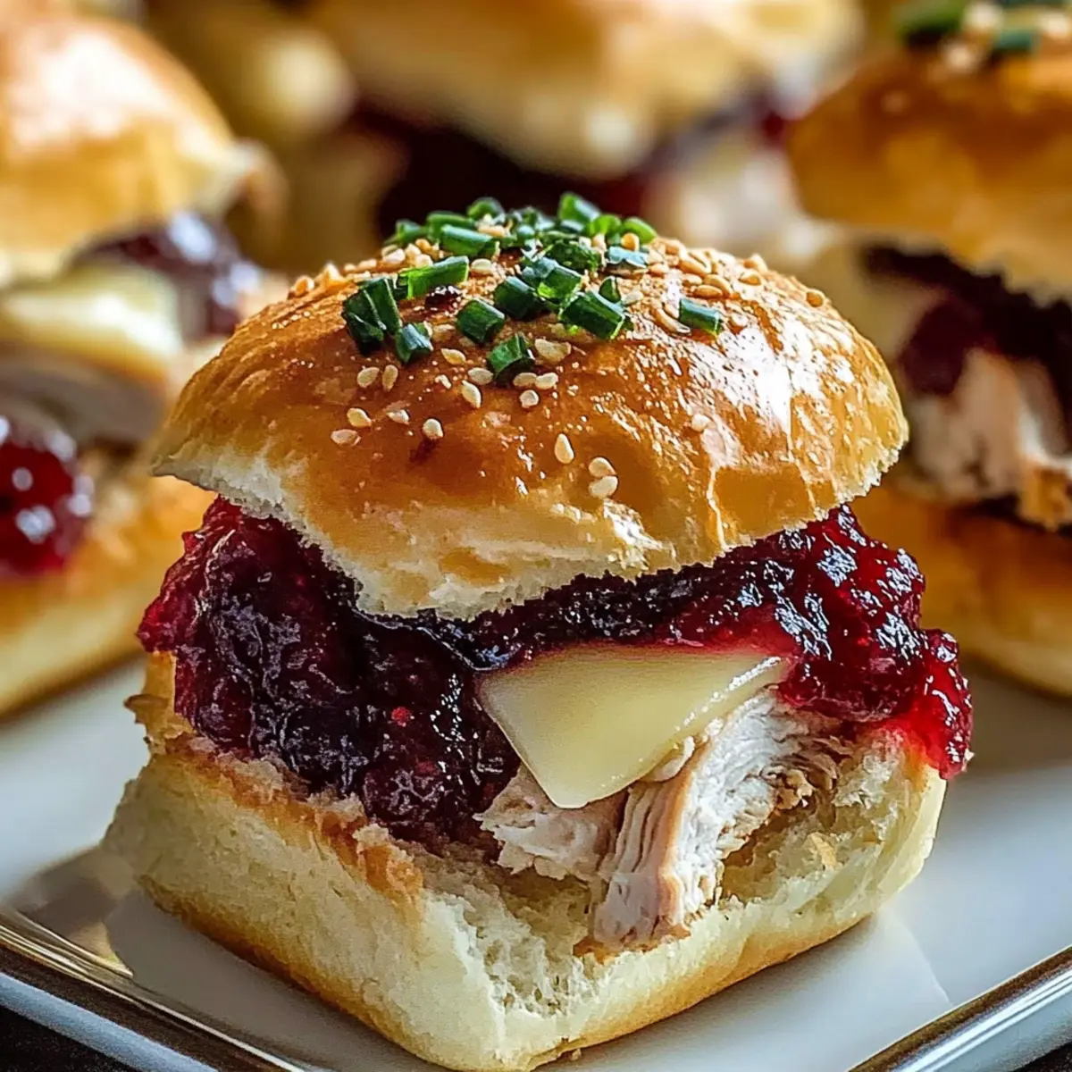 Thanksgiving Leftover Turkey Cranberry Sliders: Your New Favorite Snack